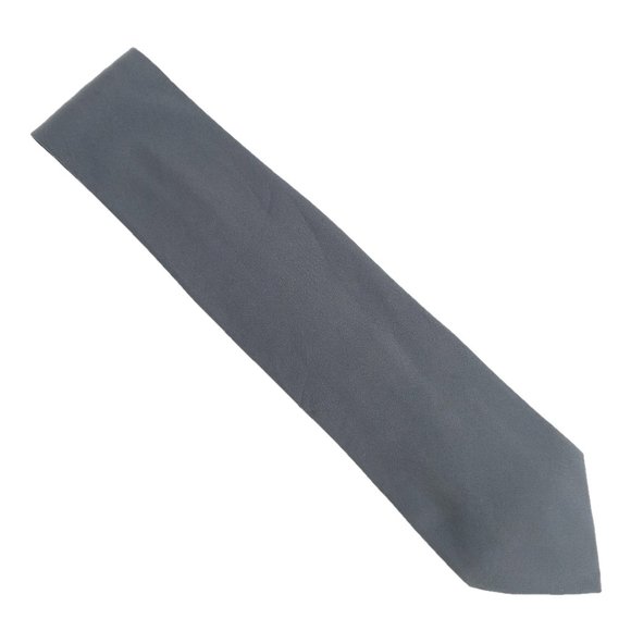Geoffrey Beene Men Necktie Solid Gray Size 58x4 - NWOT - made in Italy - Picture 1 of 5